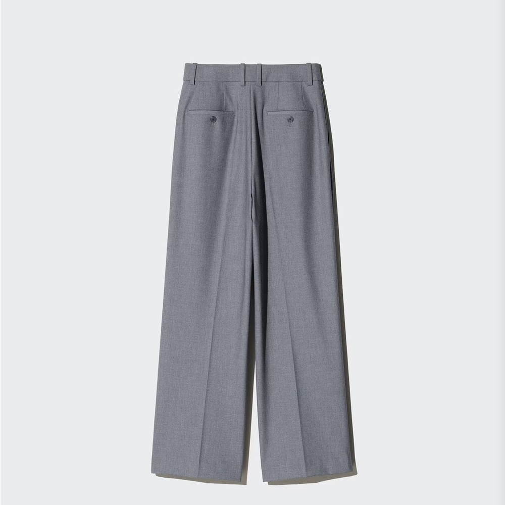 Uniqlo Pleated Wide Pants - Picture 3 of 6